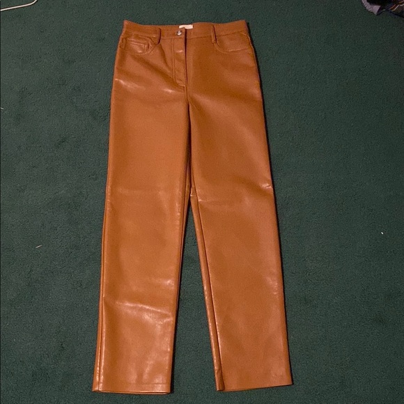 Aritzia⭐️Melina faux leather pants💗New! - Picture 6 of 15